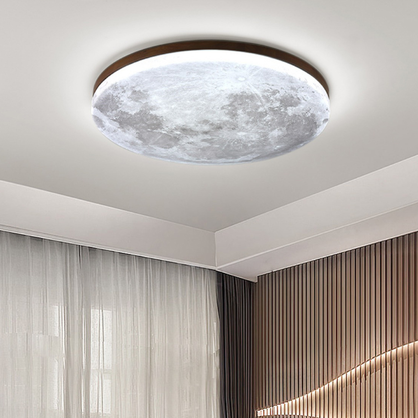 LumiGlow | Leuchtende Mond-Deckenlampe für leuchtendes Ambiente 4