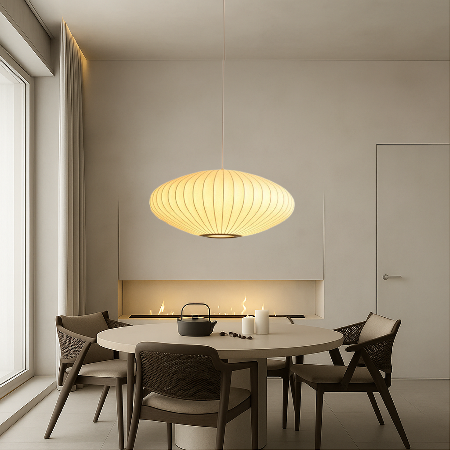 Luminth | Moderne Seiden-Pendelleuchte im italienischen Stil 6