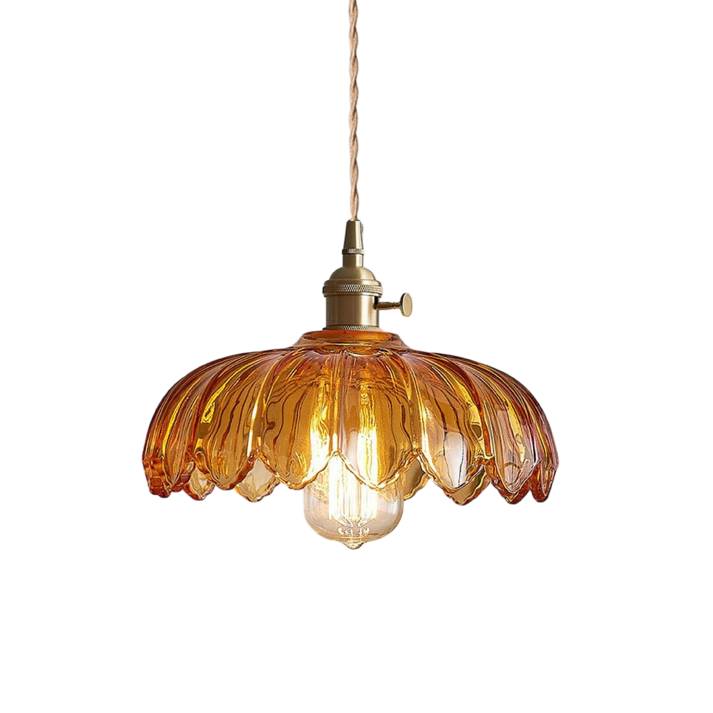 Lumoro | Elegante Hängelampe mit Glasblumen 7