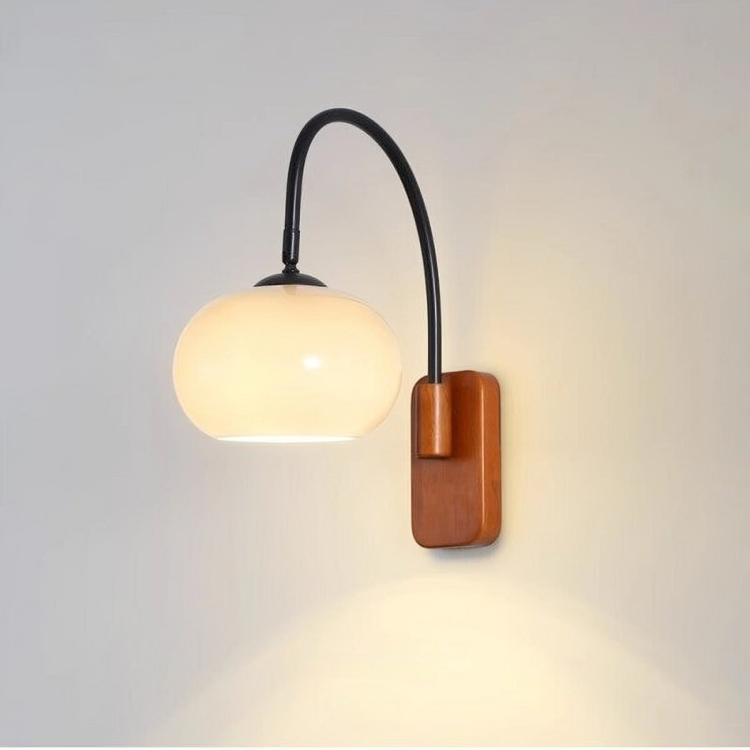 Lumoza | Moderne schwenkbare Wandleuchte im Bauhaus-Stil in Khaki 4