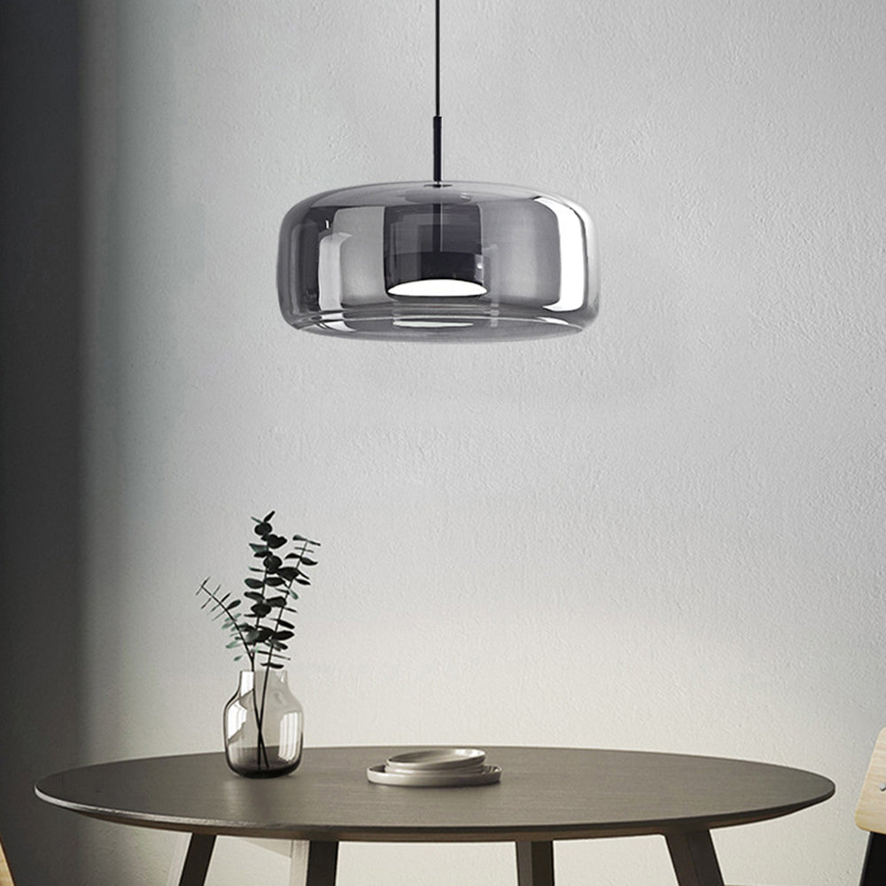 LuxeGlow – Bernsteinfarbene Retro-Pendelleuchte 10