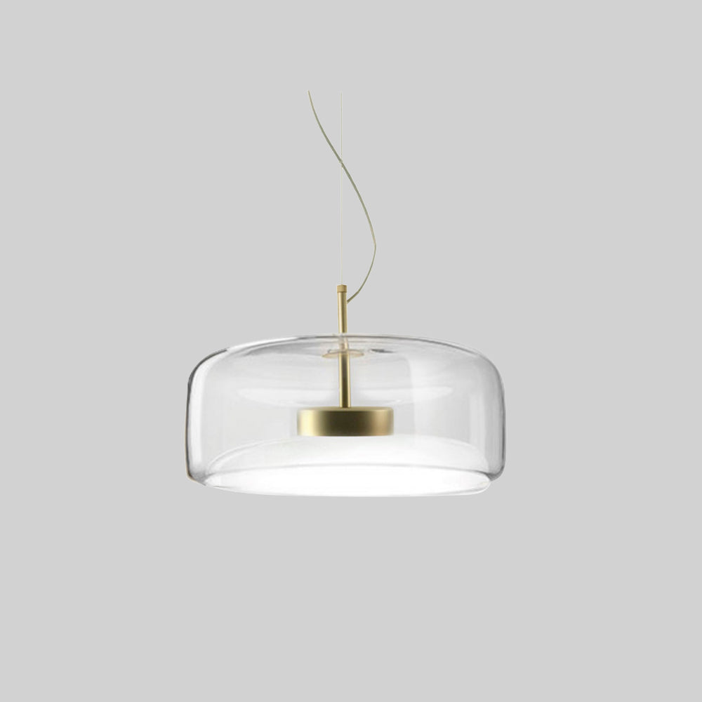 LuxeGlow – Bernsteinfarbene Retro-Pendelleuchte 6