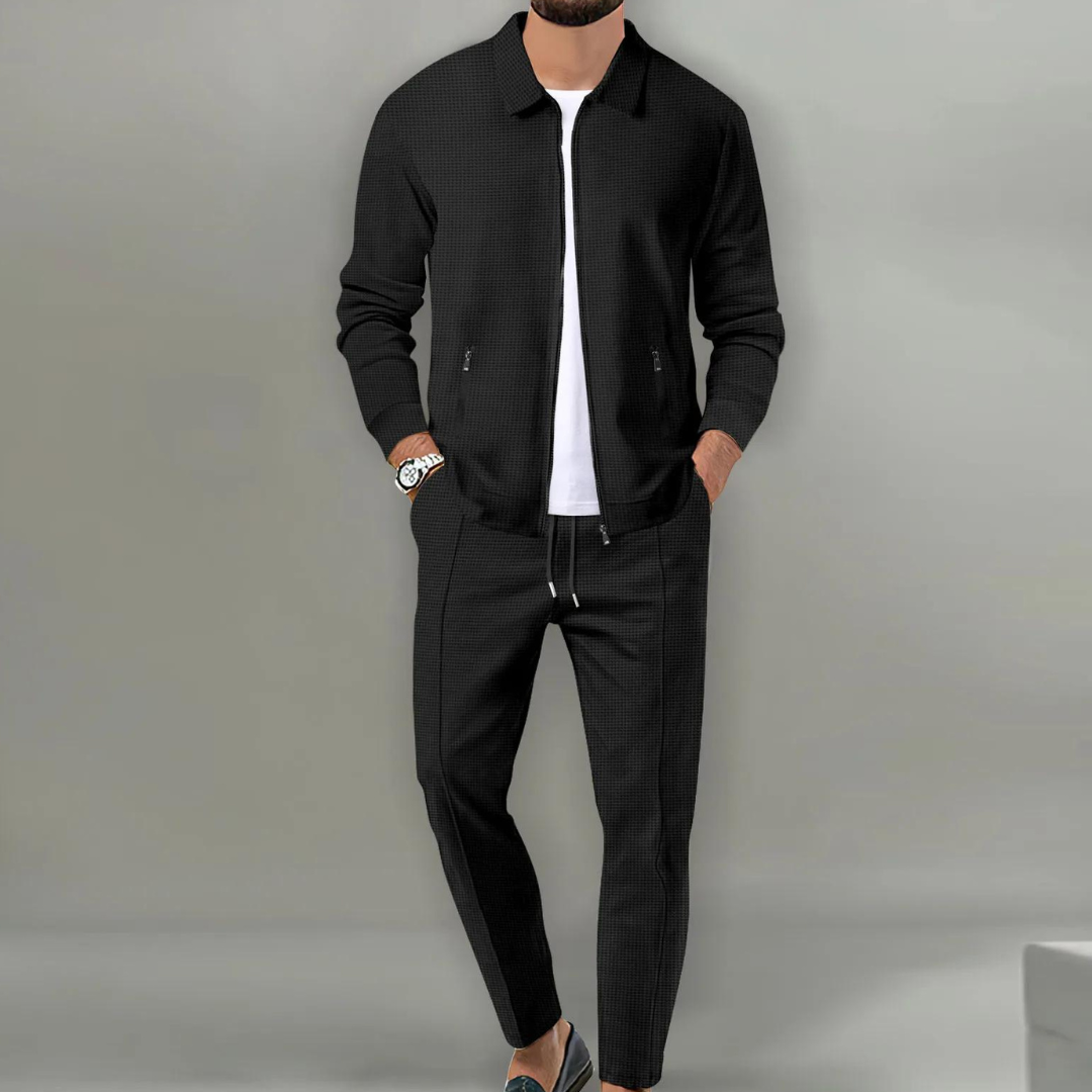 Herren Anzug Zweiteilig Luxuriös Hochwertiger Stoff Elegant-2