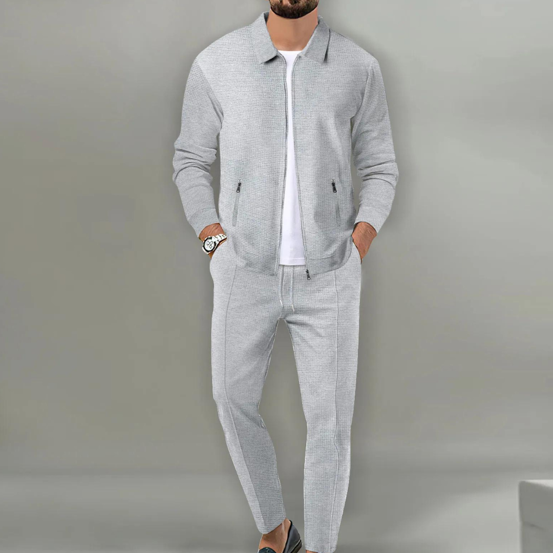 Herren Anzug Zweiteilig Luxuriös Hochwertiger Stoff Elegant-4