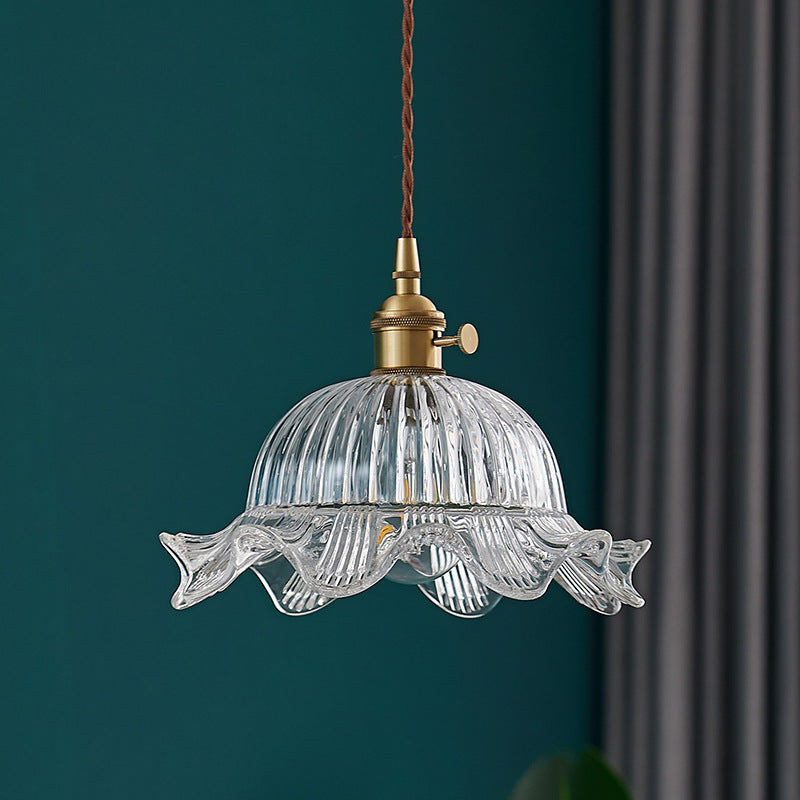 Luxen | Transparente Hängelampe im Vintage-Stil 0