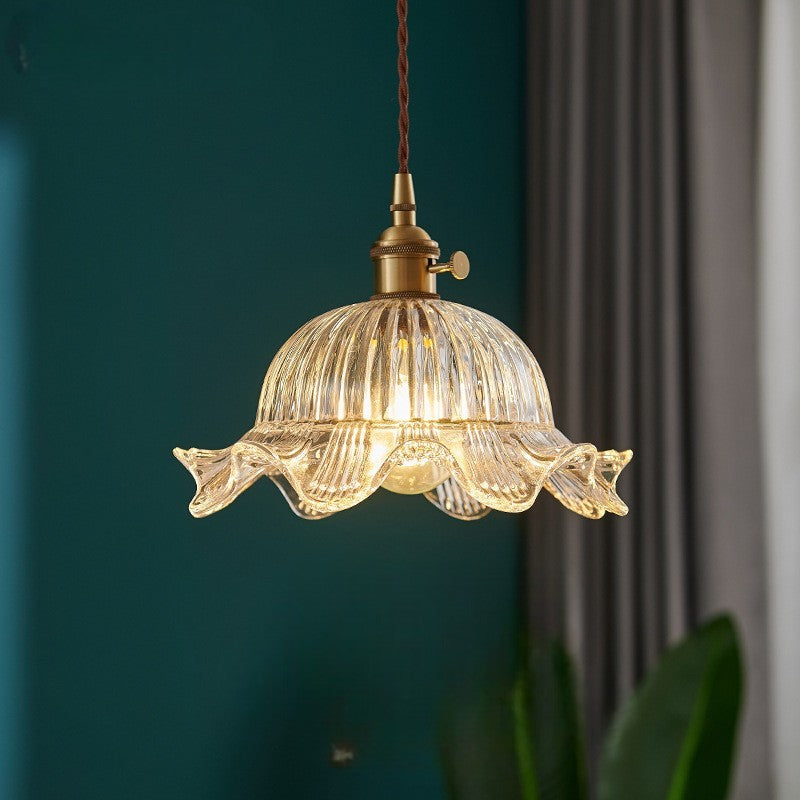 Luxen | Transparente Hängelampe im Vintage-Stil 1