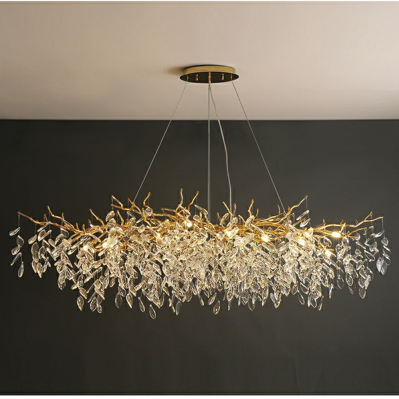 Luxvia | Glaskronleuchter im französischen Stil mit modernem Touch 0