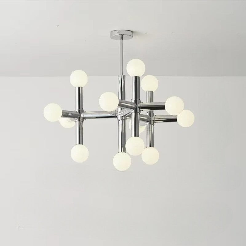Lysiq | Künstlerischer Bauhaus-Kronleuchter aus Metall für ästhetische Innenräume 7