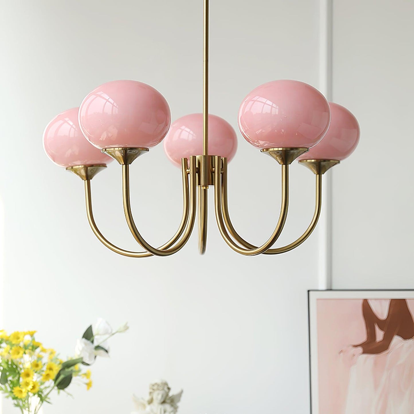 LuftBlüte Chic – Stylish Marshmallow Ceiling Light