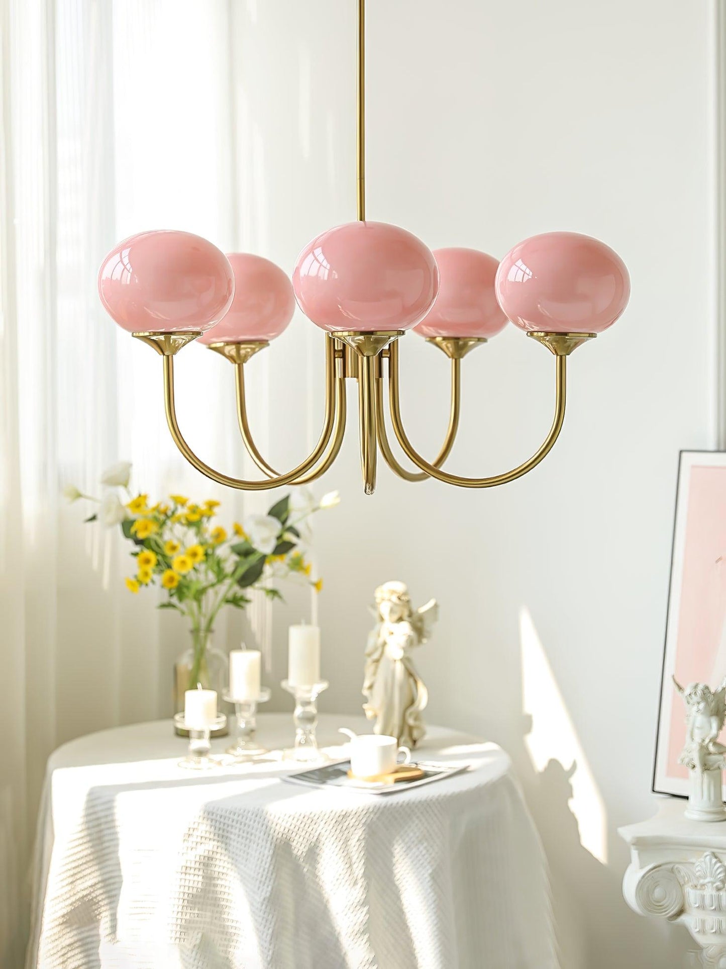 LuftBlüte Chic – Stylish Marshmallow Ceiling Light