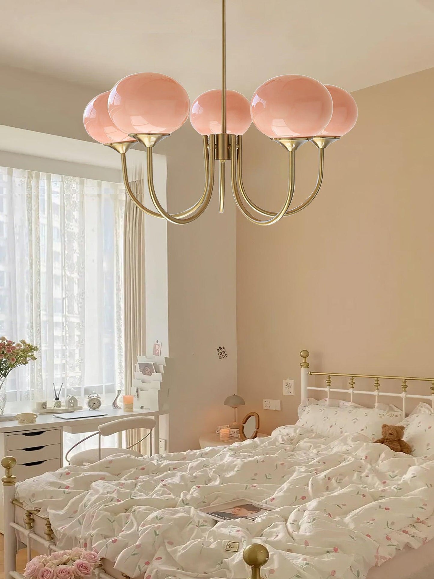 LuftBlüte Chic – Stylish Marshmallow Ceiling Light