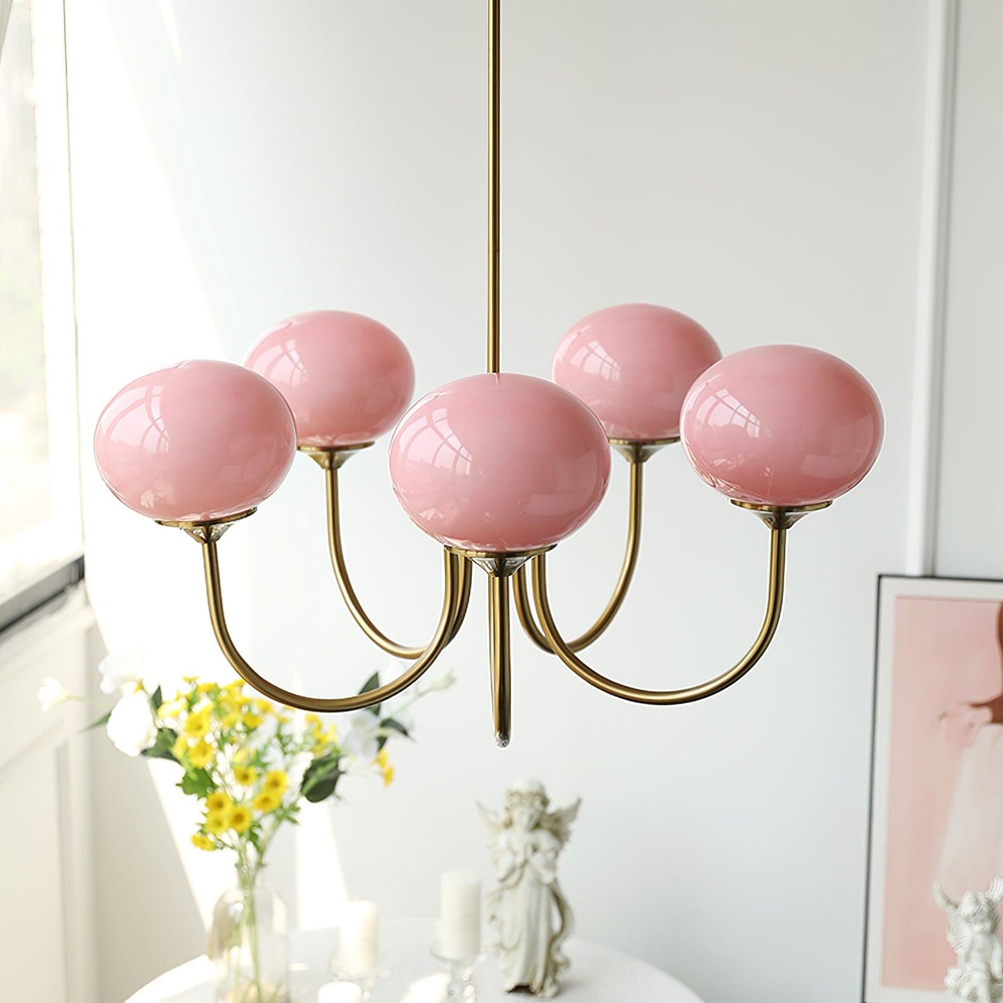 LuftBlüte Chic – Stylish Marshmallow Ceiling Light
