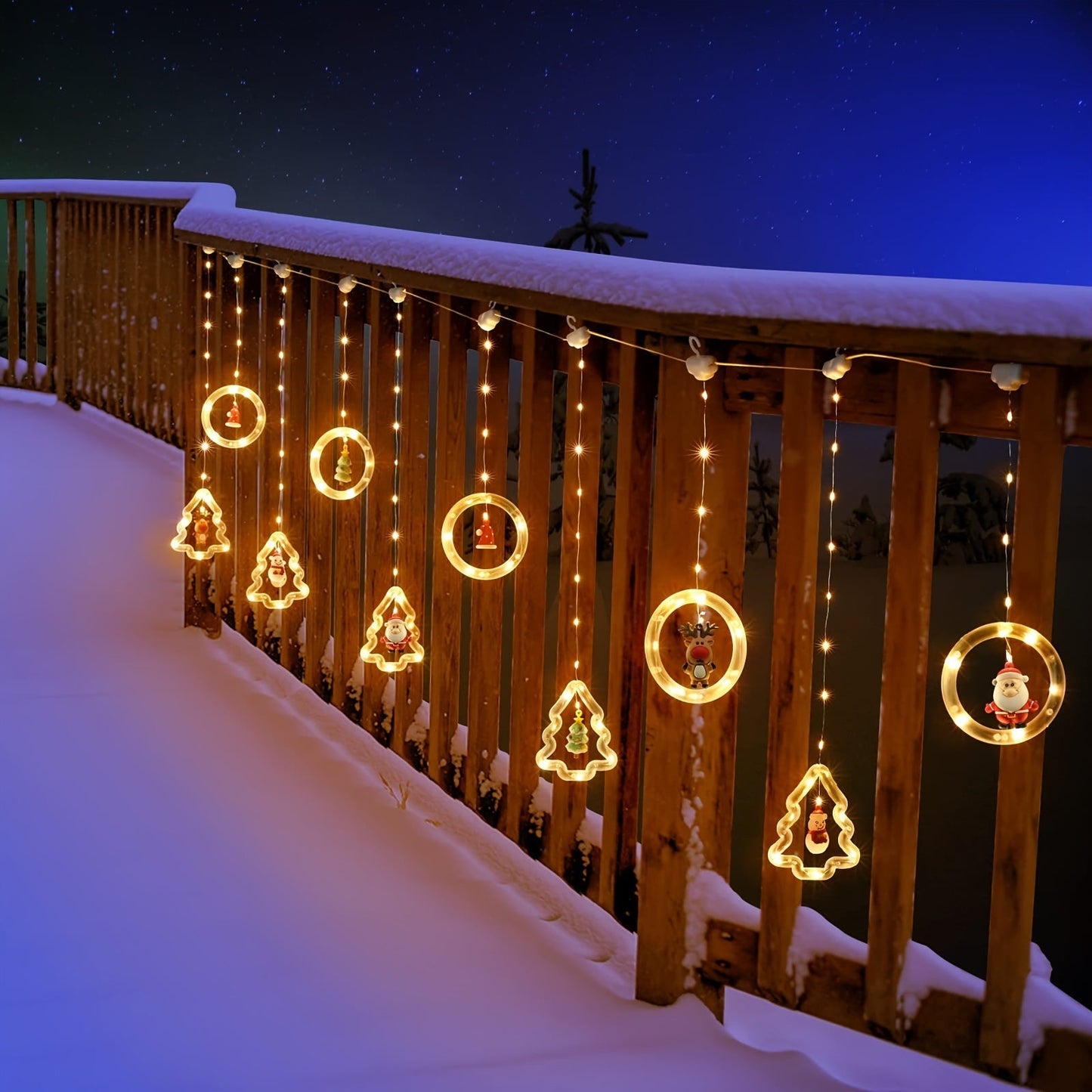 MerryCircle – Zauberhafte Wunschringbeleuchtung mit Weihnachtsdeko 4