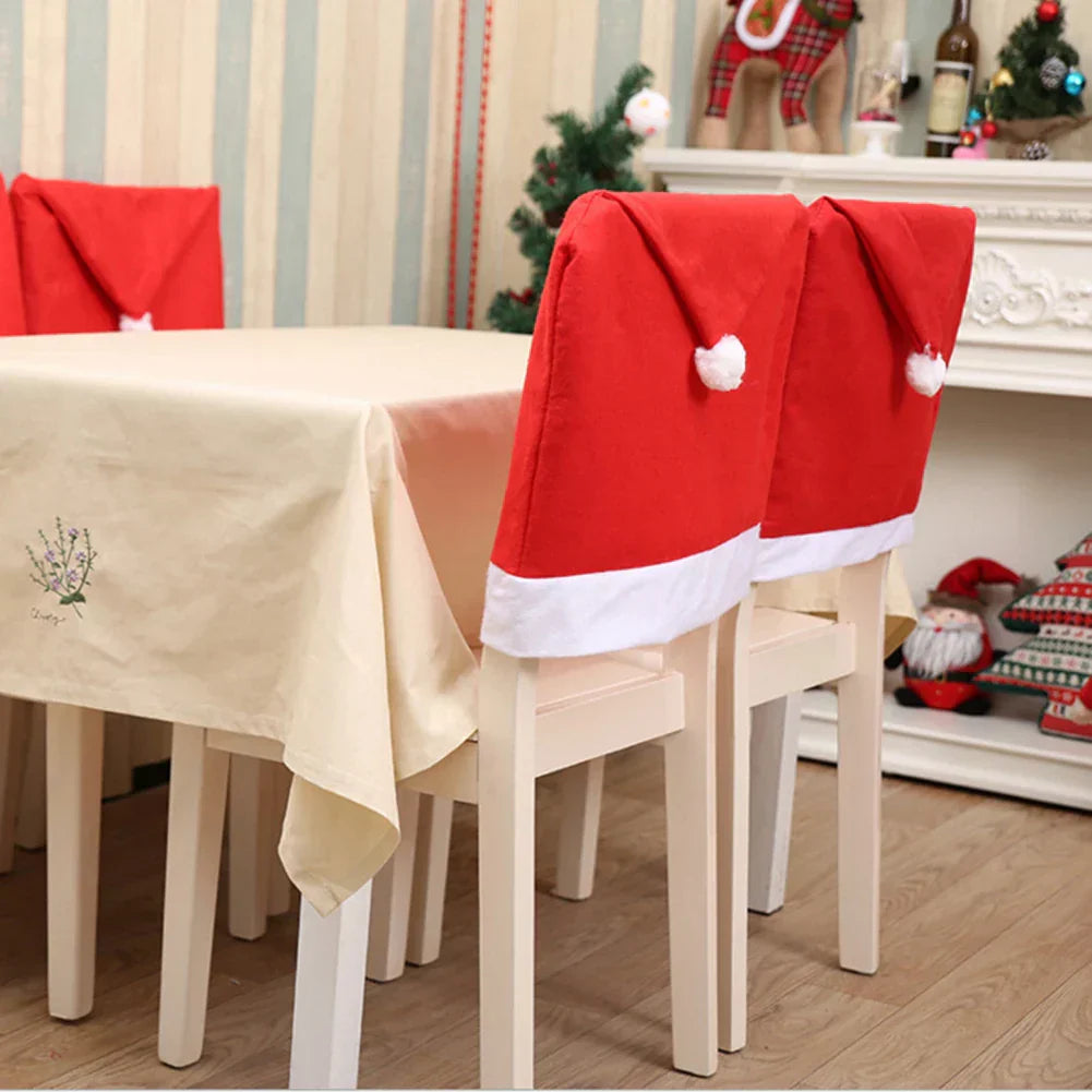 MerryCover – Weihnachtliche Stuhlhussen für ein prickelndes Abendessen 3