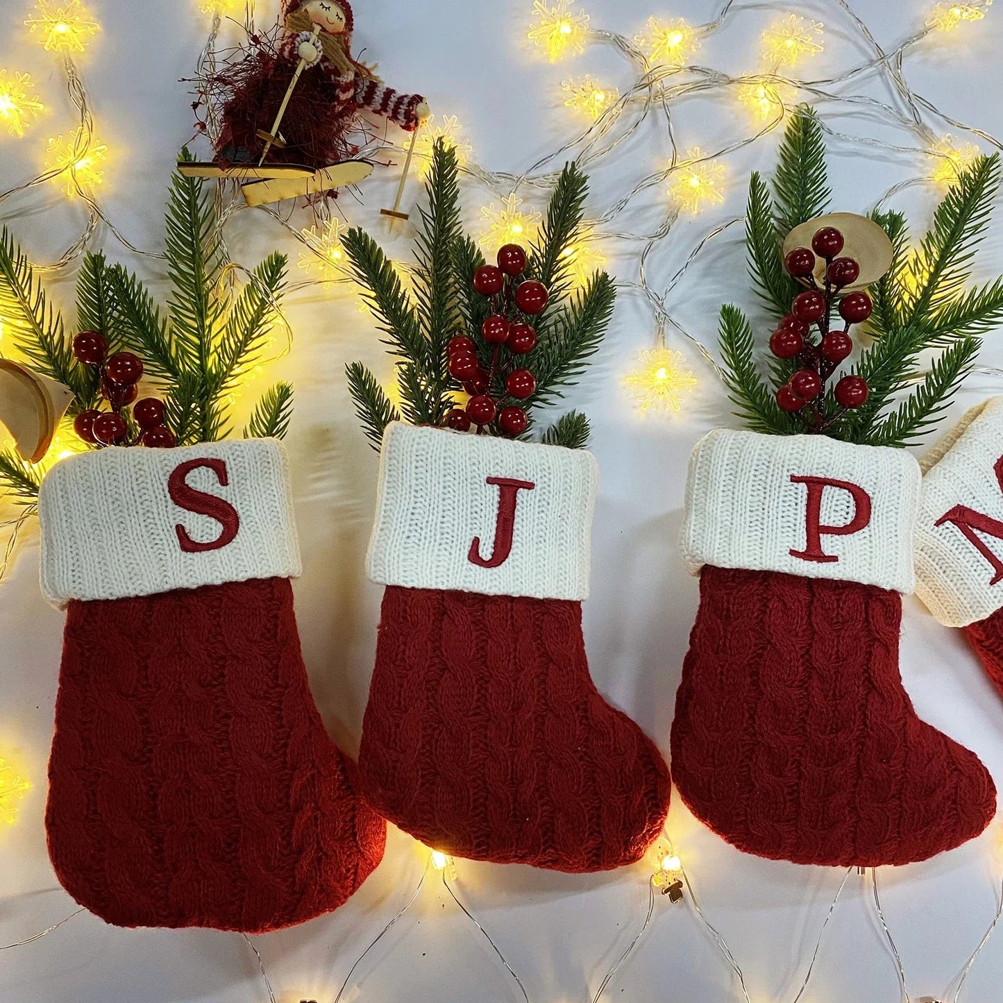 MerrySock – Einzigartiger Weihnachtsstrumpf mit Namensstickerei 2