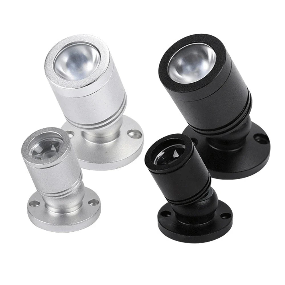 Mini LED Spotlicht mit USB-Anschluss – 1W/3W in Warmweiß, Kaltweiß – Aluminium, 30° Abstrahlwinkel 0