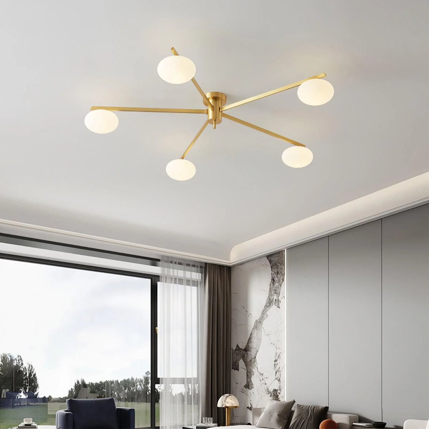 Minimalistische Deckenleuchte für modernes Interieur 2