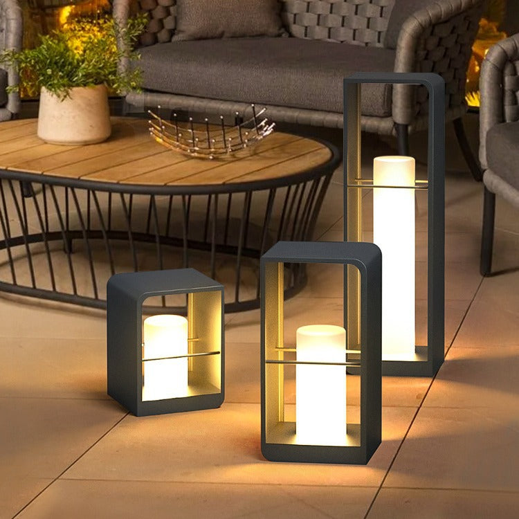 Minimalistische Solar-Rasenbeleuchtung für moderne Ästhetik 1