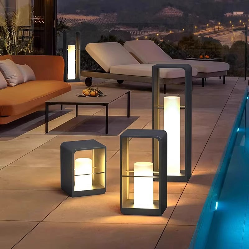 Minimalistische Solar-Rasenbeleuchtung für moderne Ästhetik 3