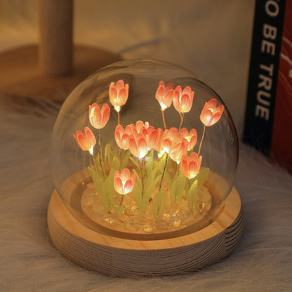 Misti Tulip Nachtlampe – Beruhigendes LED Nachtlicht für Kinderzimmer und Schlafzimmer 0