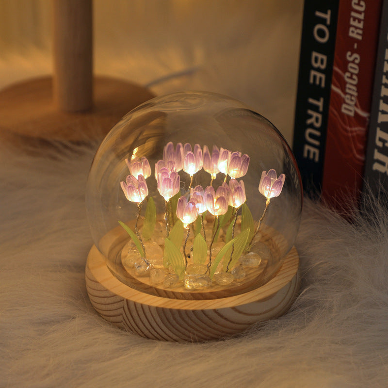 Misti Tulip Nachtlampe – Beruhigendes LED Nachtlicht für Kinderzimmer und Schlafzimmer 1