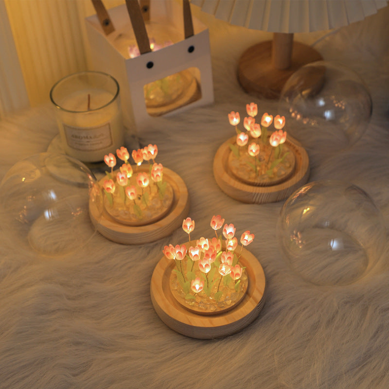 Misti Tulip Nachtlampe – Beruhigendes LED Nachtlicht für Kinderzimmer und Schlafzimmer 4
