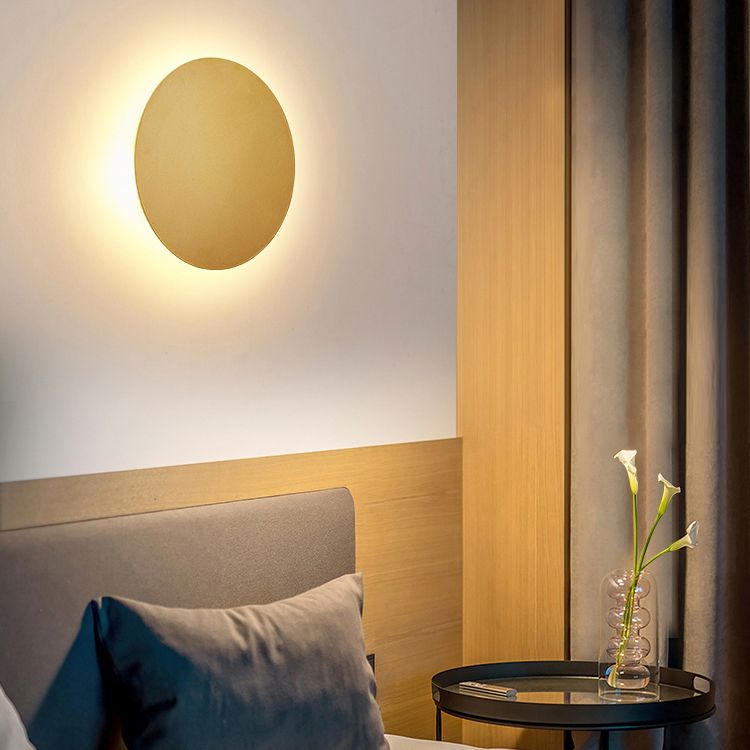 Moderne LED Wandleuchte Schwarz für Innenräume – Stilvolle Metallrunde mit Warmem Licht für Schlafzimmer und Wohnzimmer 7