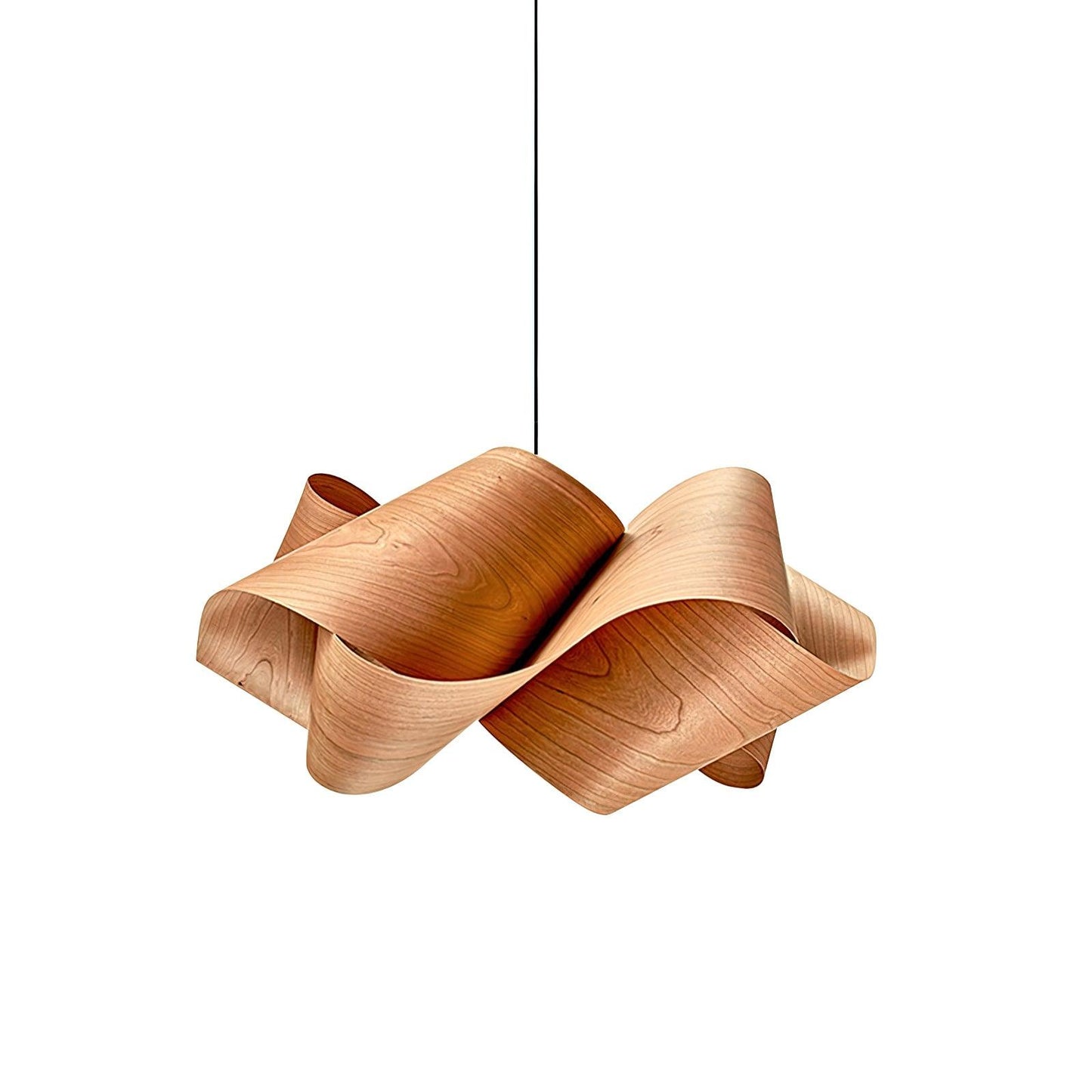 Moderne Pendelleuchte aus Holz mit Handgefertigtem Lampenschirm – Elegante Hängelampe für Esszimmer und Wohnräume 11