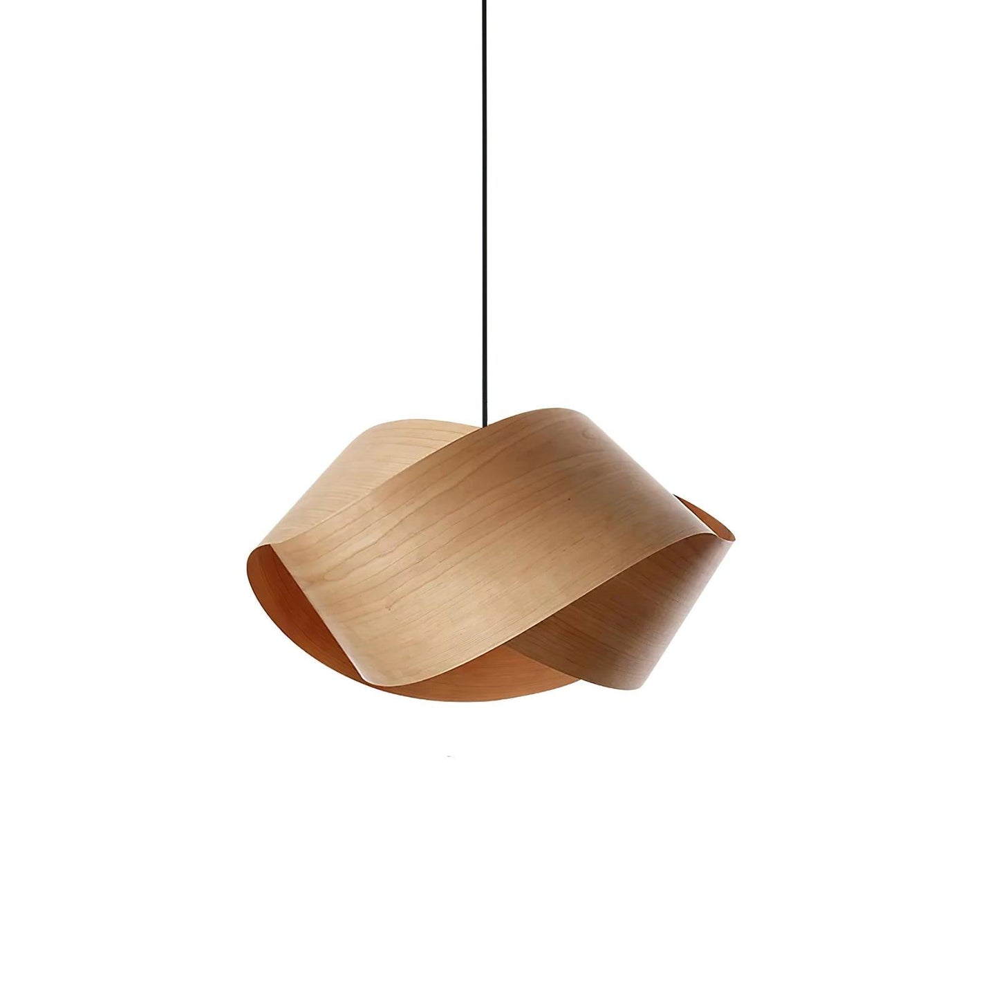 Moderne Pendelleuchte aus Holz mit Handgefertigtem Lampenschirm – Elegante Hängelampe für Esszimmer und Wohnräume 9
