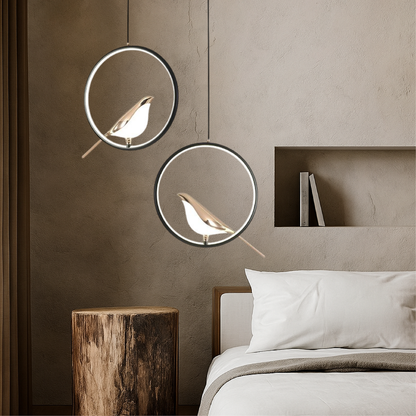 MrBird | Leuchtende Hängelampe für elegante Innenräume 1