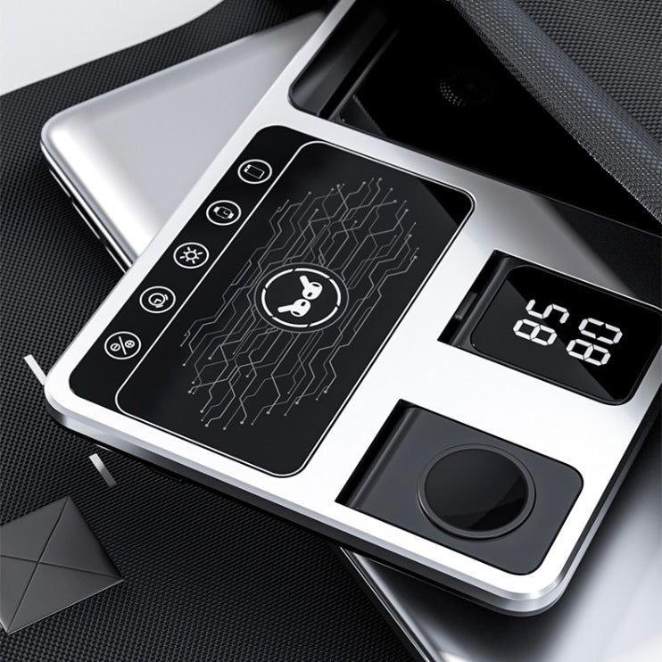 Multifunktionales 4-in-1 Kabelloses Ladegerät für iPhone, Apple Watch und AirPods – Schnellladung 4