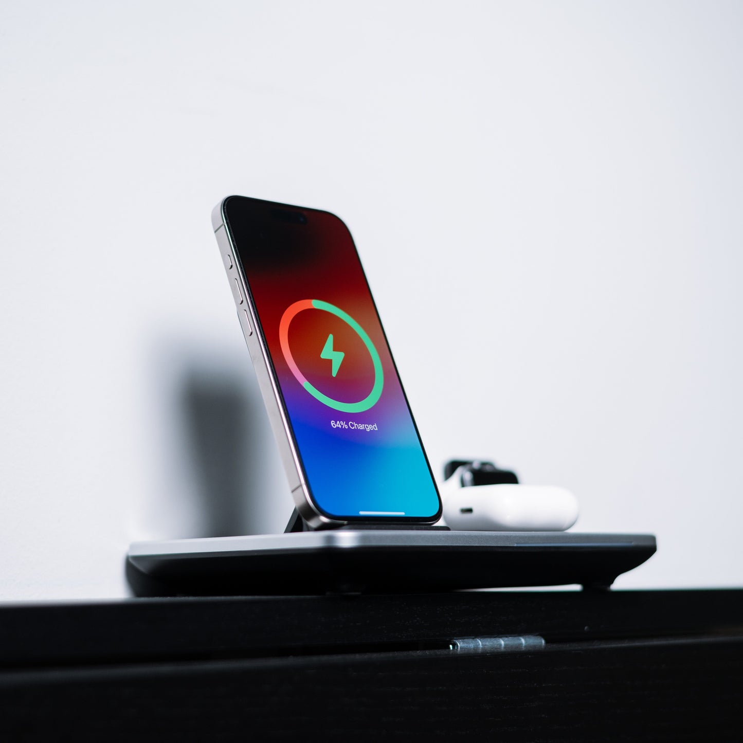 Multifunktionales 4-in-1 Kabelloses Ladegerät für iPhone, Apple Watch und AirPods – Schnellladung 5