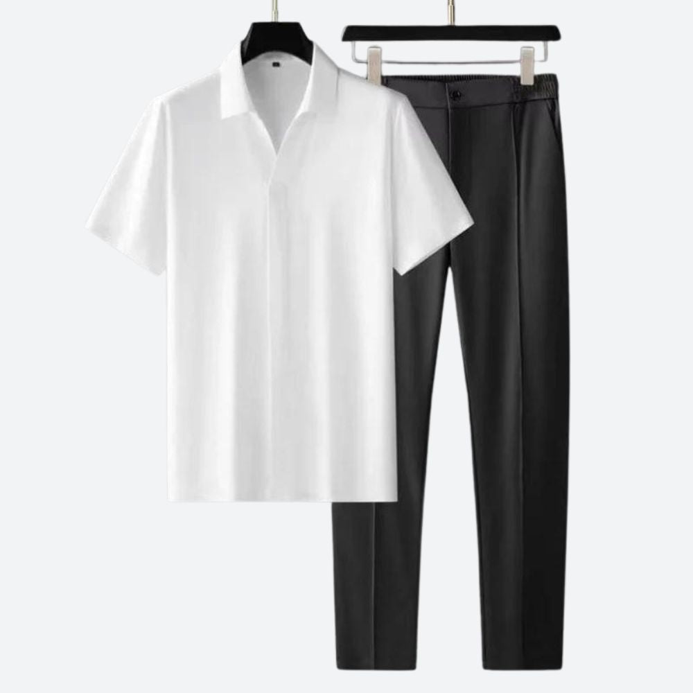 Variant image for Herren Set Schwarz Größe M Luxusstoff-13
