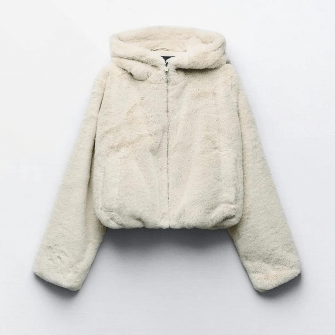 Natalia | Elegante Damen Winterjacke aus Kunstfell 1