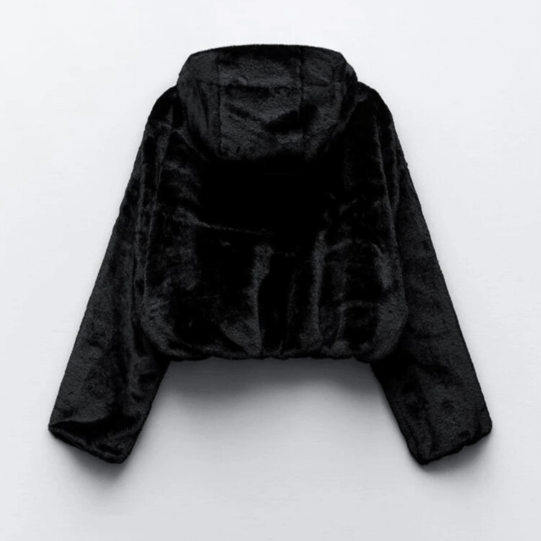 Natalia | Elegante Damen Winterjacke aus Kunstfell 2