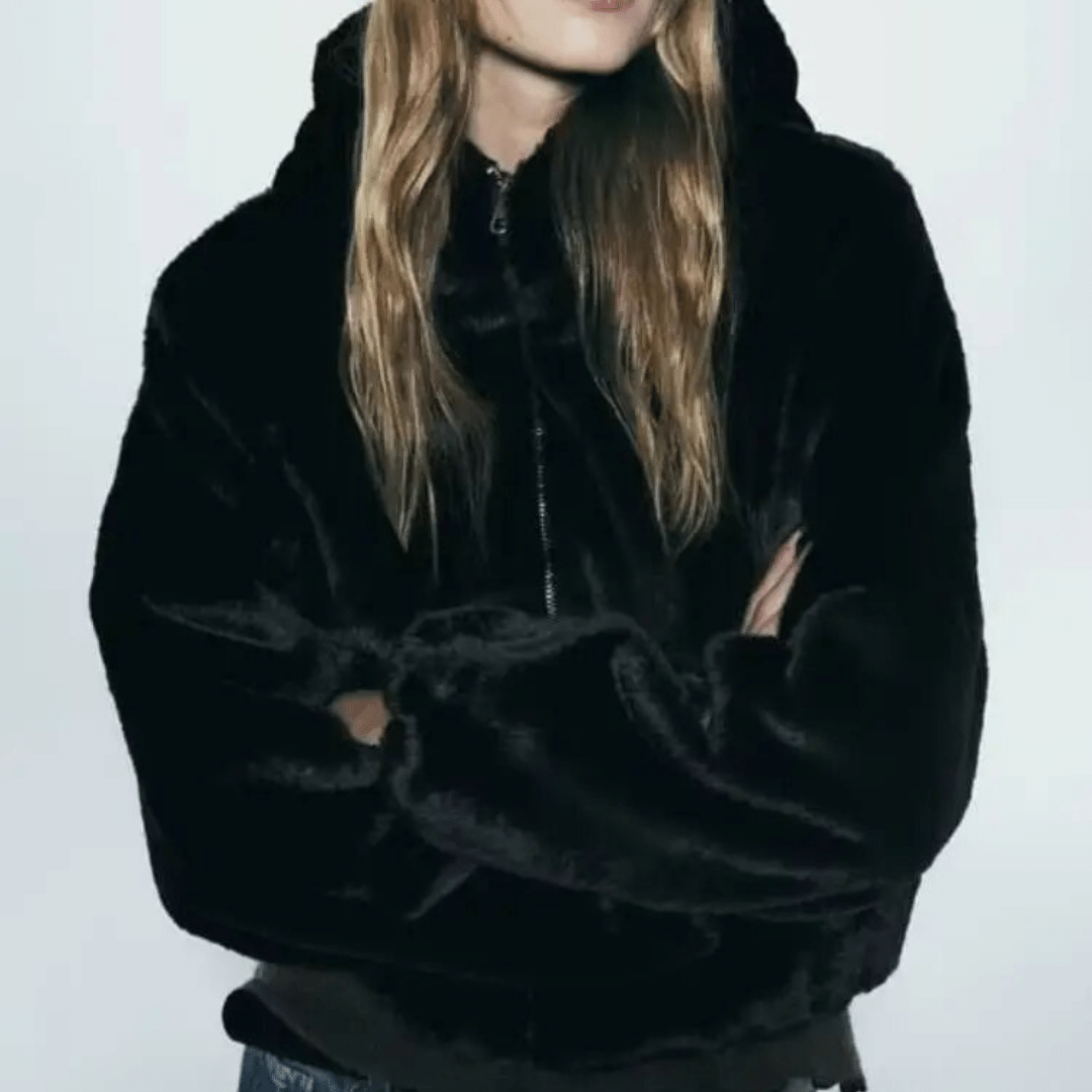 Natalia | Elegante Damen Winterjacke aus Kunstfell 4