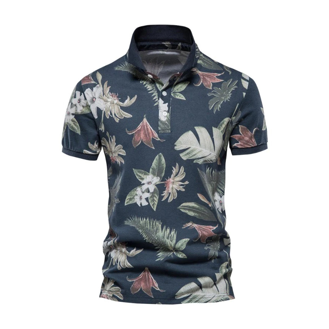 Herren Polo Shirt Gedruckt Atmungsaktiv Lässig Komfortabel-1