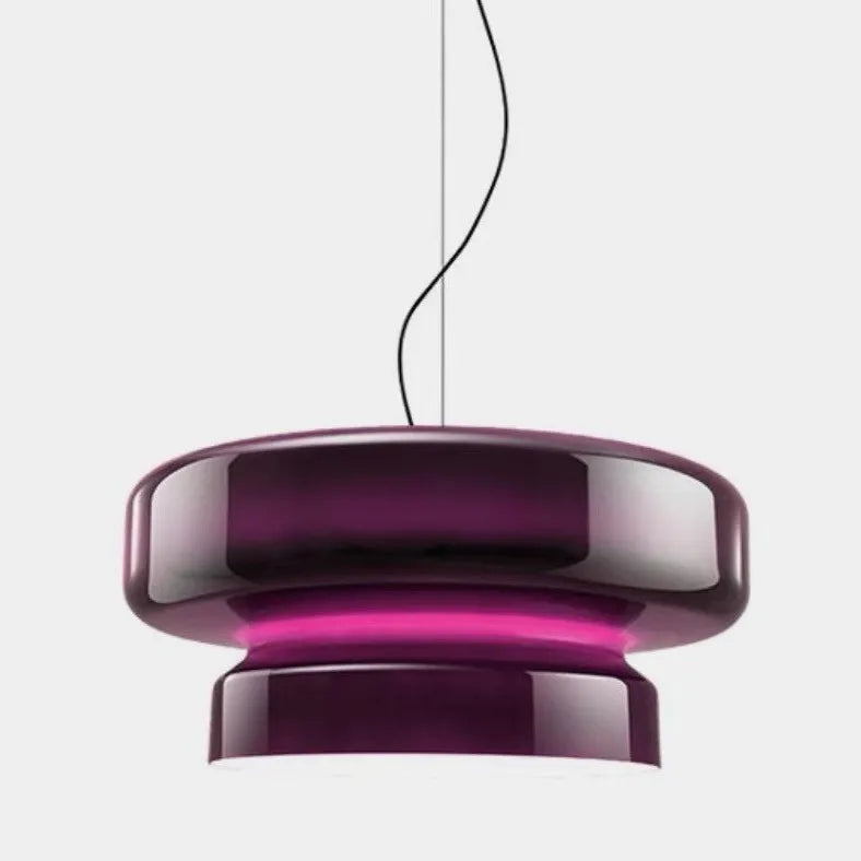 OpalCharme – Handmade hanging lamp made of glass with sophistication