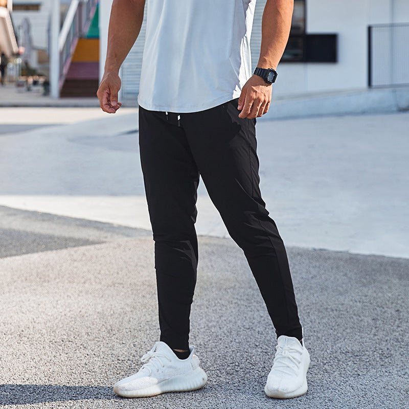 Men's high-stretch breathable elastic waistband sporty fit jogging pants
