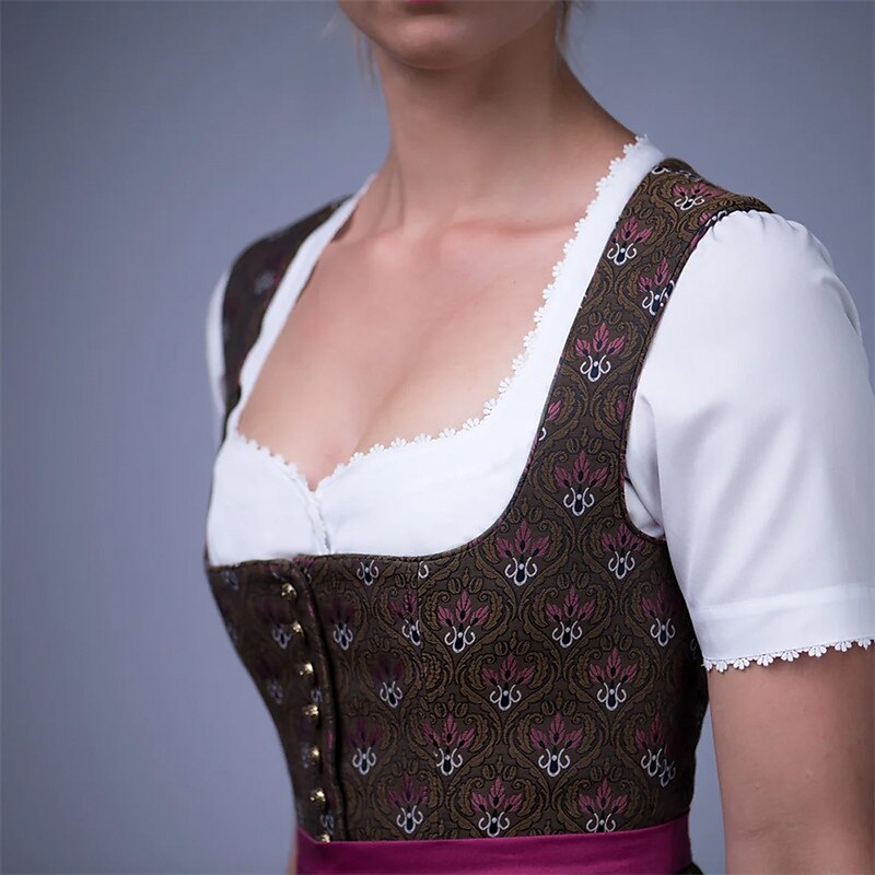 Oktoberfest Damen Dirndlbluse weiß 3