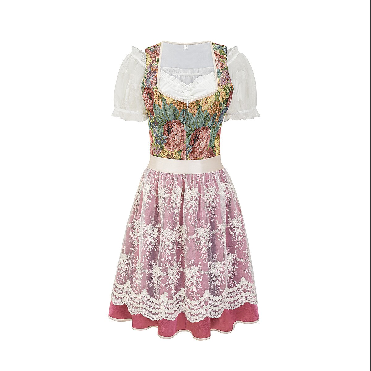 Oktoberfest Deutsches Dirndl im traditionellen Stil 7