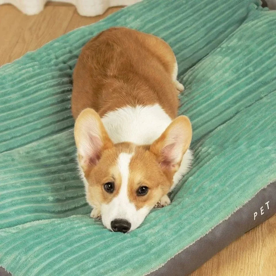 Orthopädisches Hundebett für Winterkomfort – Flauschiges Hundekissen mit Gelenkunterstützung, Maschinenwaschbar, Erhältlich in M, L, XL 3