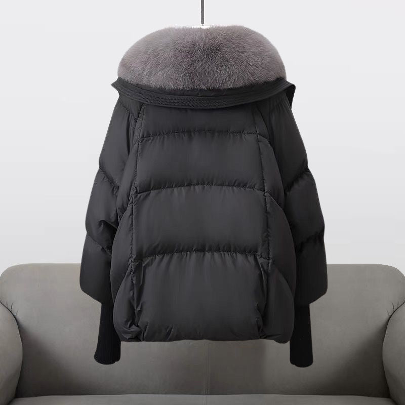 Oslo | Damen Kurzmantel mit wattierter Kapuze für den Winter 2