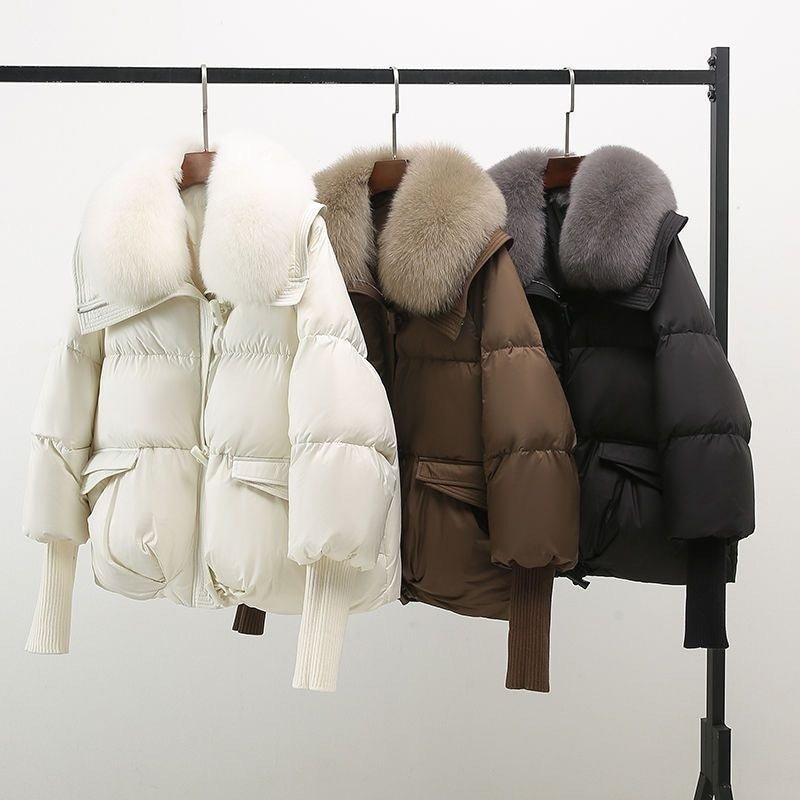 Oslo | Damen Kurzmantel mit wattierter Kapuze für den Winter 5