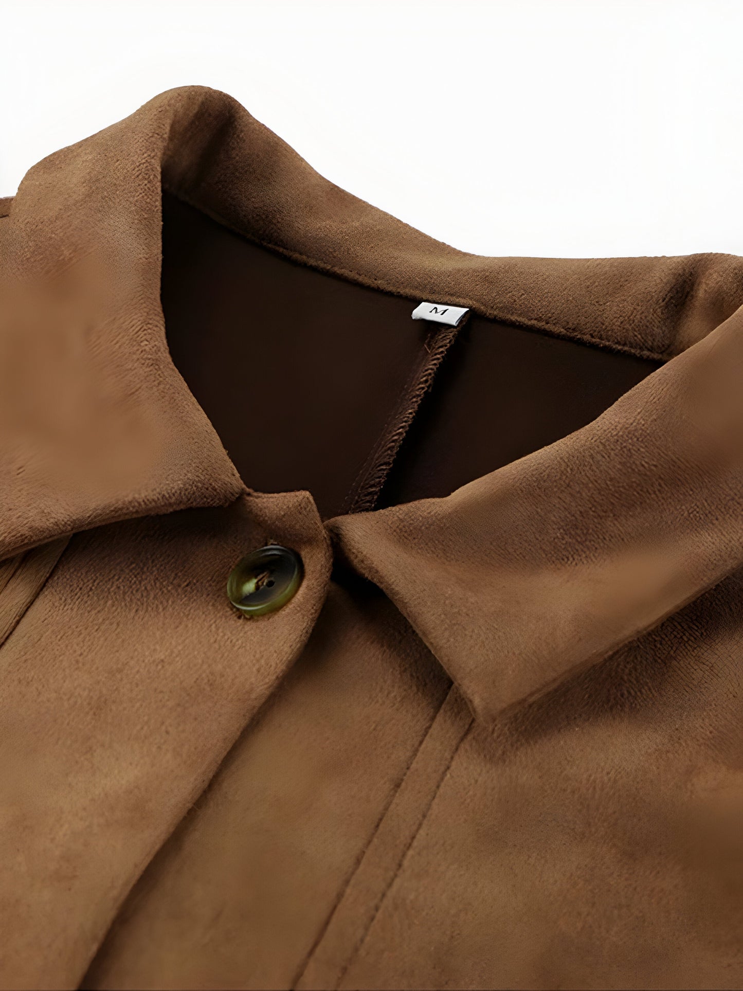 Oversize-Jacke für Damen – Lockere Passform – Knopfleiste vorne – Mittellange Bedeckung 4