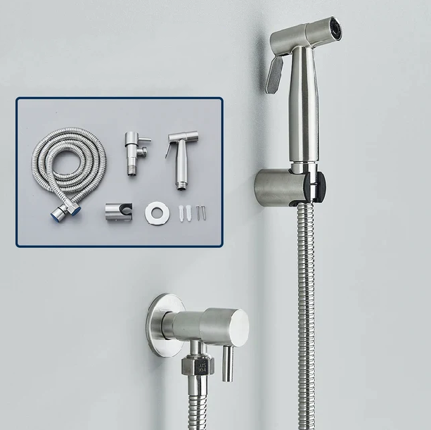 Premium Bidet-Sprüher aus Edelstahl 304 – Wandmontage für moderne Badezimmer mit individueller Reinigung 0