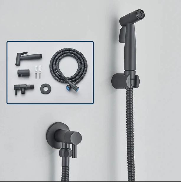 Premium Bidet-Sprüher aus Edelstahl 304 – Wandmontage für moderne Badezimmer mit individueller Reinigung 2