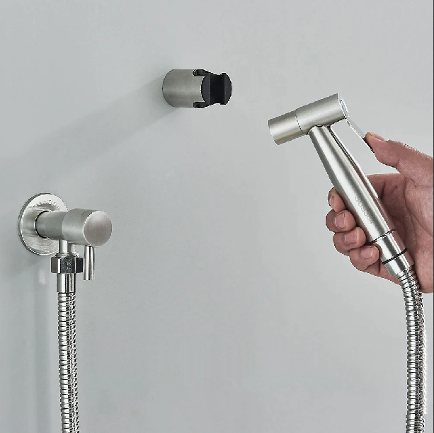 Premium Bidet-Sprüher aus Edelstahl 304 – Wandmontage für moderne Badezimmer mit individueller Reinigung 5