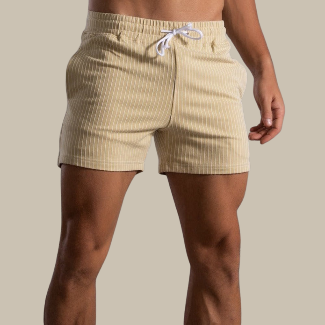 Herren Badehose Schwimmshorts Slim Fit Schnelltrocknend Polyester Retro-2