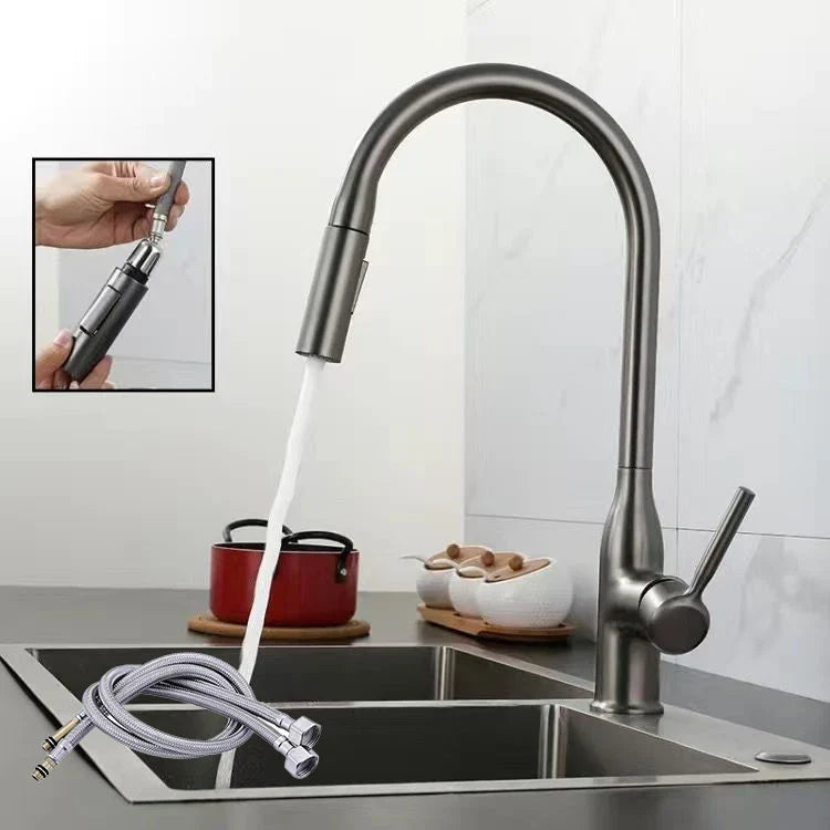 SpülPro | Hochdruck-Küchenhahn mit herausziehbarer Dusche